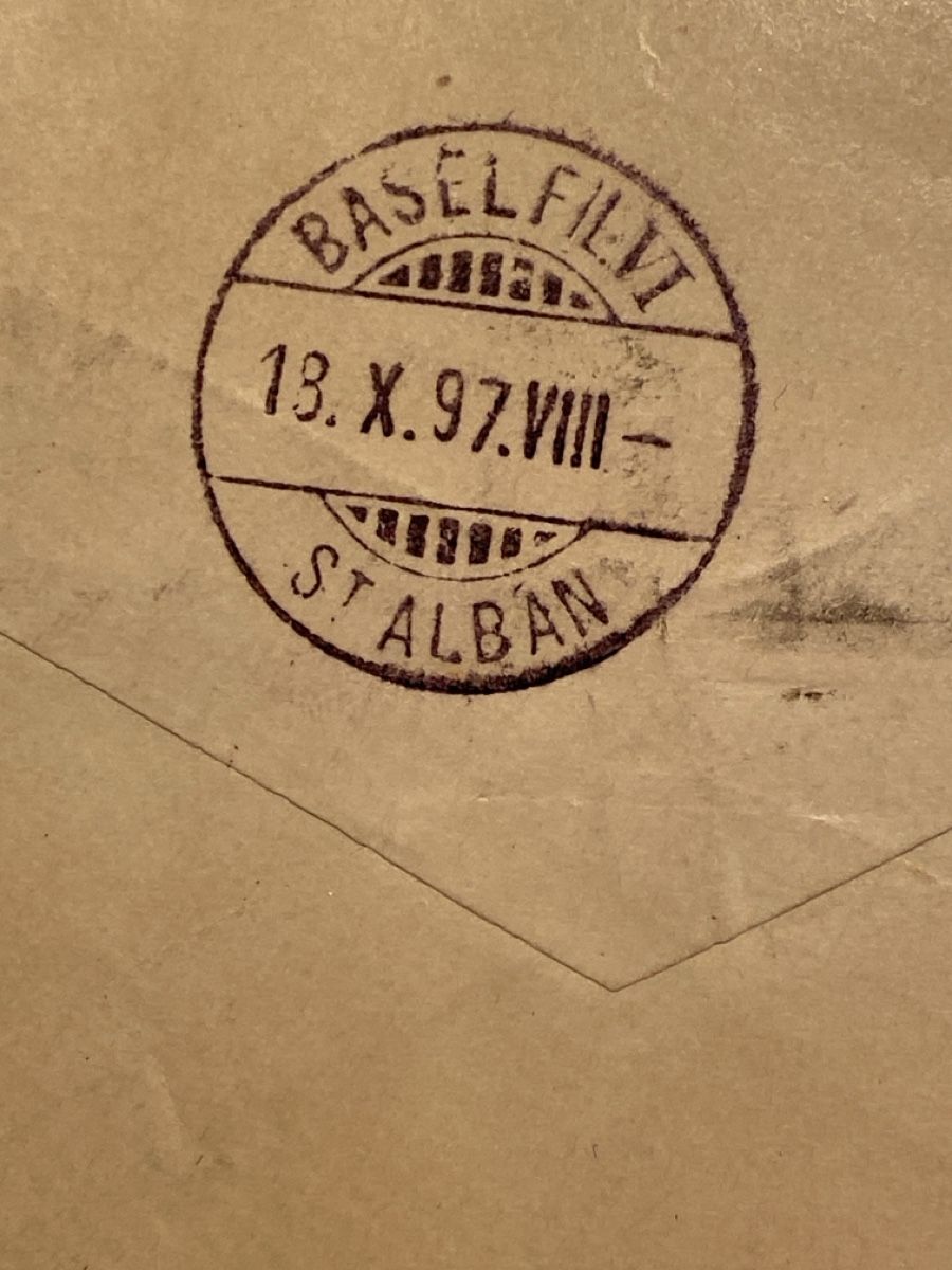 Alle Briefmarken: Canada 1897, 2x One/ Three Cents, gest. Montreal/Basel St.A. – Gebraucht aus Emmenbrücke von Raro-Valioso 3