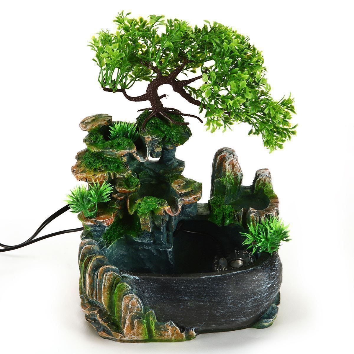 Teiche & Zierbrunnen: Zimmerbrunnen Wasserfall mit Vernebler – Neu (gemäss Beschreibung) aus Thun von Newnewshop 3