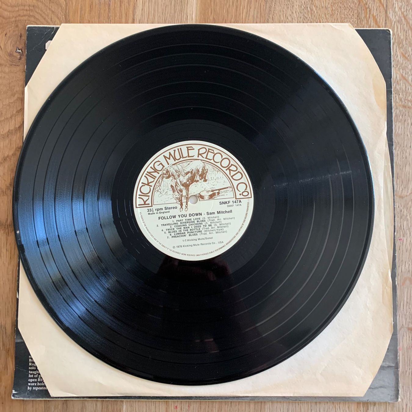 Dischi in vinile: SAM MITCHELL - FOLLOW...OG UK 1978...VG++/VG+ – Usato da Gals venduto da Diskopatshop 2