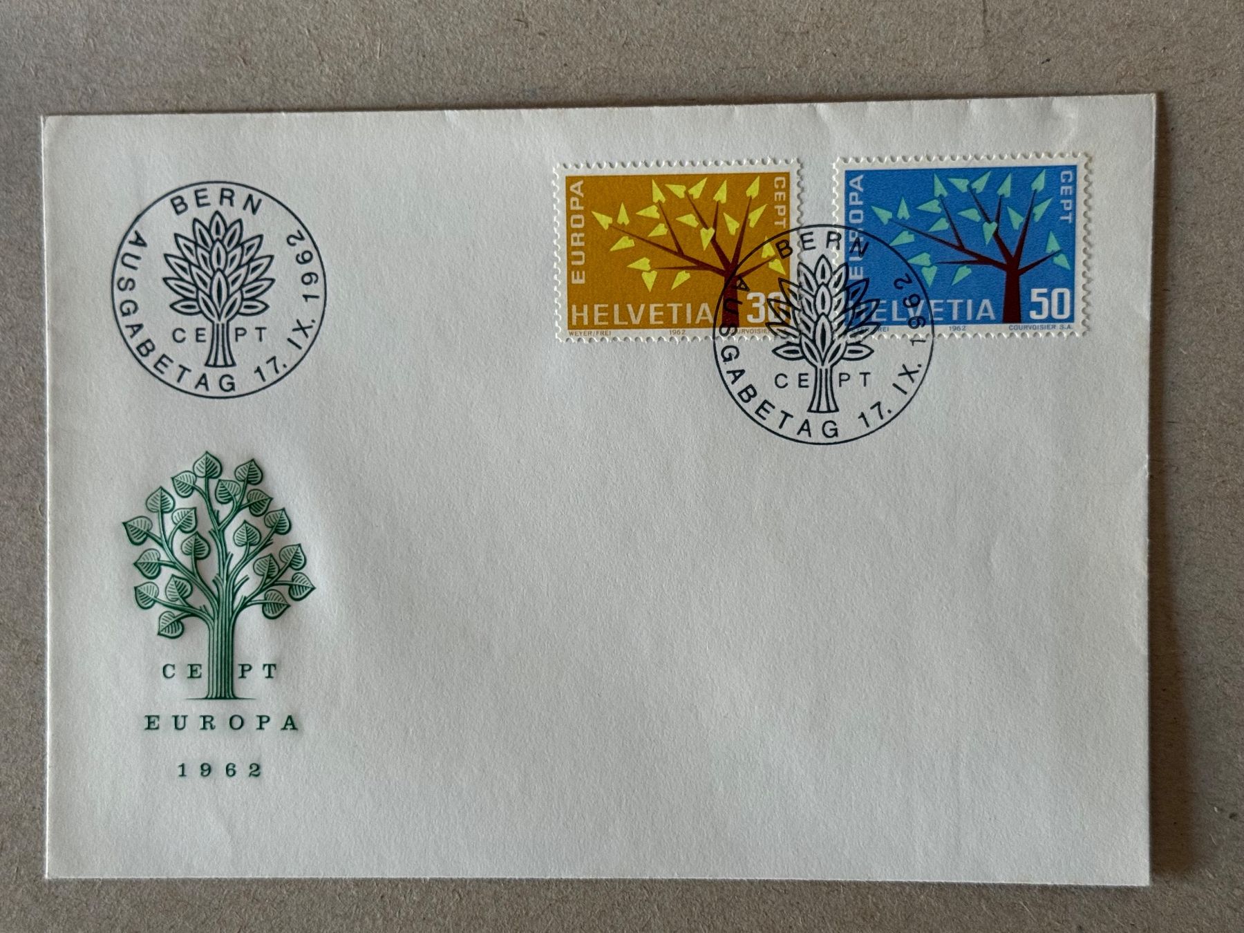 Tutti i francobolli: 389-390, FDC – Usato da Aarau venduto da hilde47