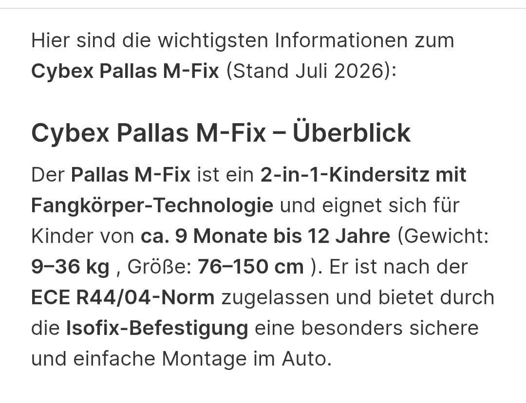 Cybex Auto-Kindersitze: Kindersitz  – Neu (gemäss Beschreibung) aus Gempen von Morse76 2