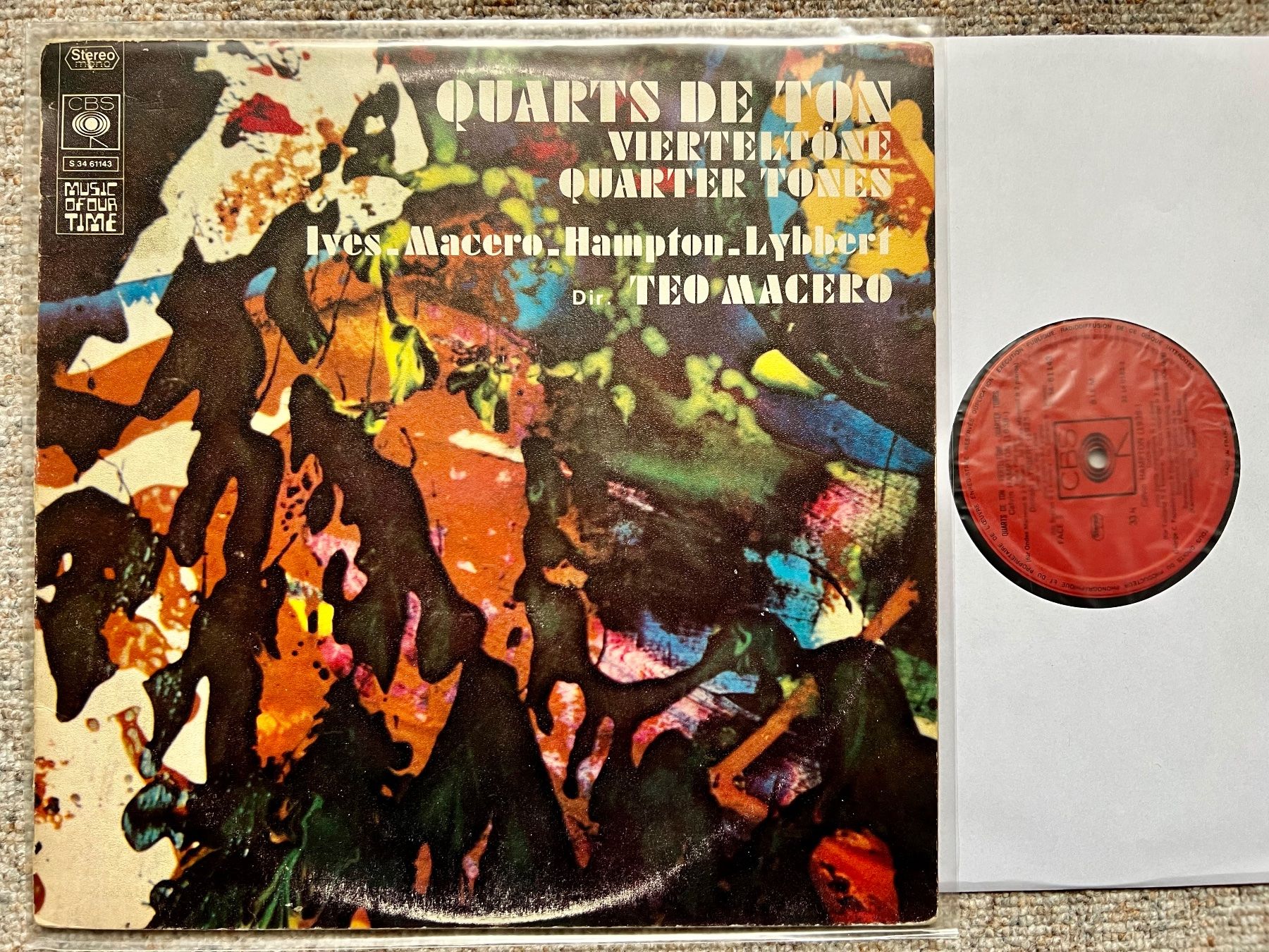 Dischi in vinile: LP Experimental Vierteltöne Charles Ives Teo Macero Lybbert – Usato da Unterseen venduto da vinylmore