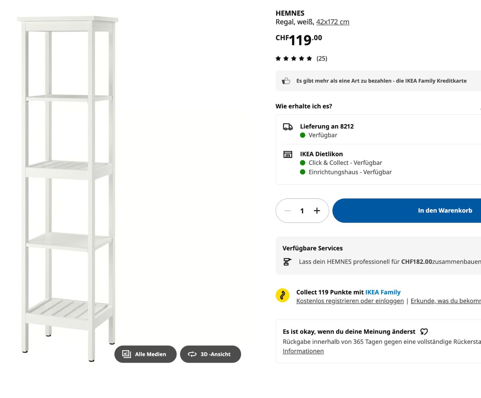 Ikea Regale: HEMNES Badezimmerregale / schränke – Gebraucht aus Neuhausen am Rheinfall von VALAMA 1