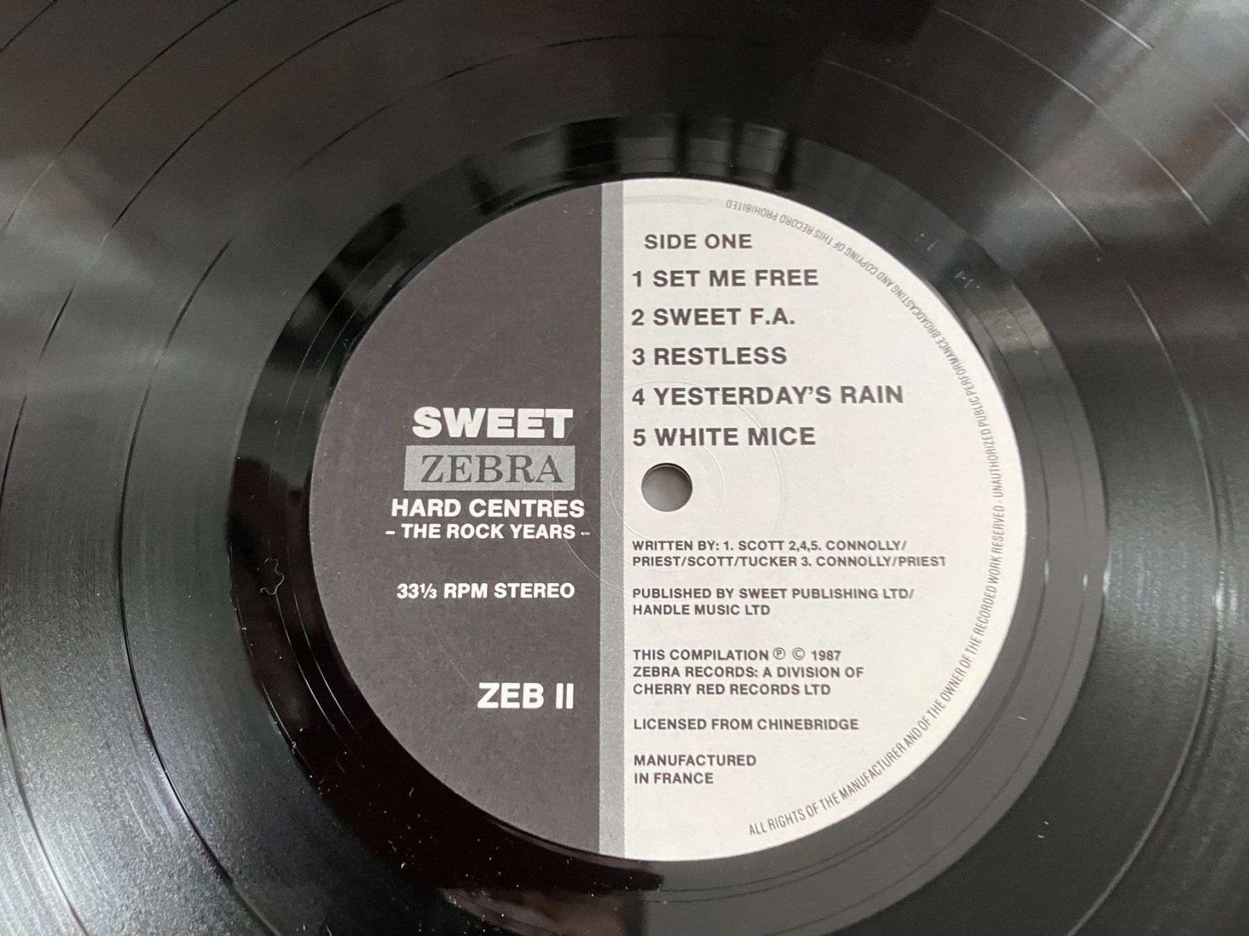 Dischi in vinile: Sweet – Usato da Aarwangen venduto da Jukebox3 5