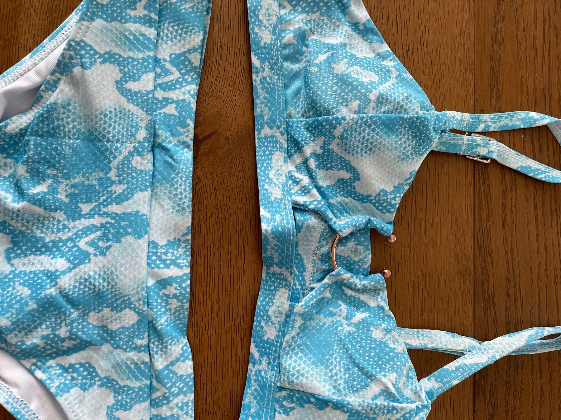 Costumi da bagno & Bikini: Neu High-Waist Bikini Blau Gr M – Nuovo (secondo la descrizione) da Bassersdorf venduto da Sandy456 3
