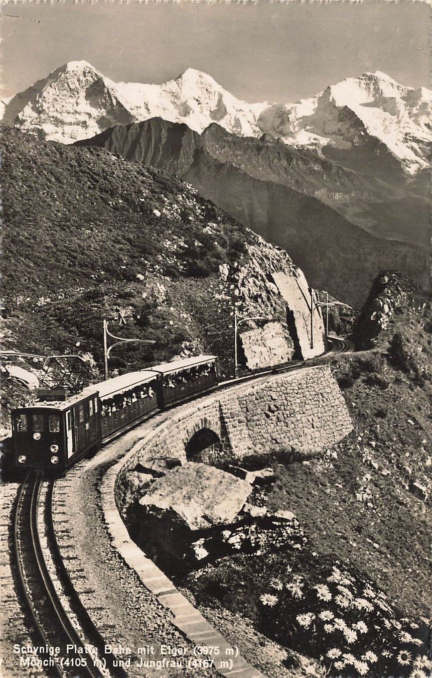 Cartoline postali: Schynige Plate bahn Gestell – Usato da Biasca venduto da Blenio71