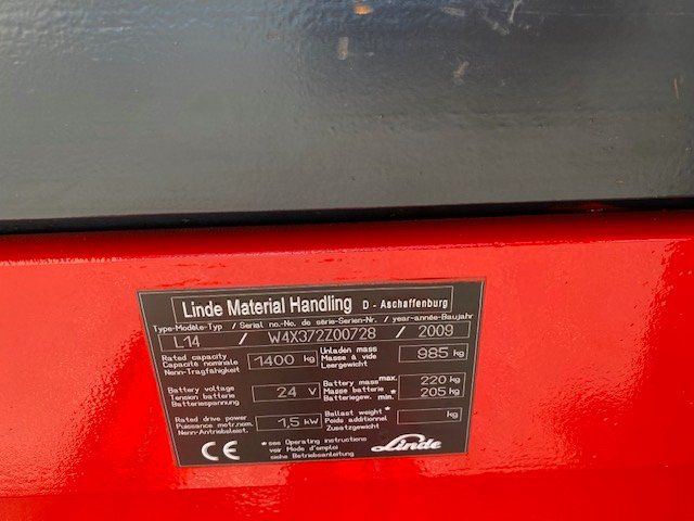Linde Gabelstapler & Hubwagen: Linde Deichselstapler/Ameise L14 – Gebraucht aus Laufen von VERARMUS11 9