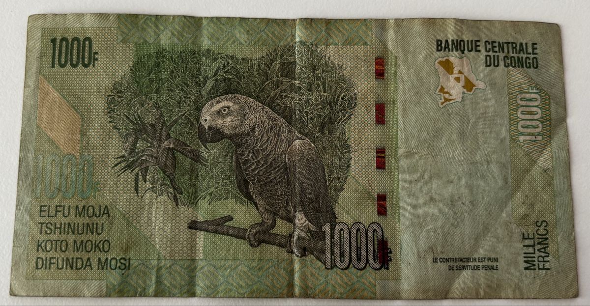 Banconote: Kongo 1000 Francs 2020 – Usato da Algetshausen venduto da Carrhard 1