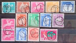 SUISSE: Des timbres oblitérés «T», taxes