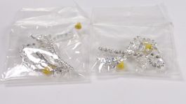 Restposten: 2 Paar Strass-Ohrschmuck / Ear Cuffs