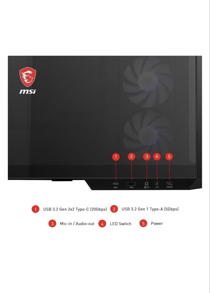 MSI Custodie: MSI MAG PANO M100R PZ – Nuovo (secondo la descrizione) da Uznach venduto da iean 1
