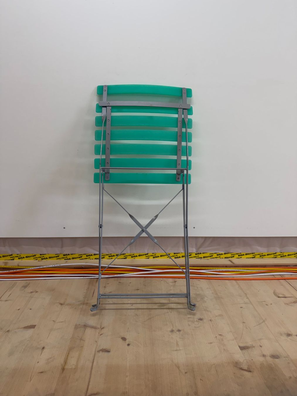 Sedie: Lot de 3 chaises pliantes vertes style bistrot – Usato da Dorénaz venduto da gargantua58 4