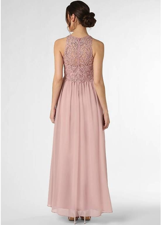 Kleider: Neues, elegantes, langes, rosa Kleid mit Spitze, Gr. 34 – Neu (gemäss Beschreibung) aus Flawil von Haekelwunsch.ch 3