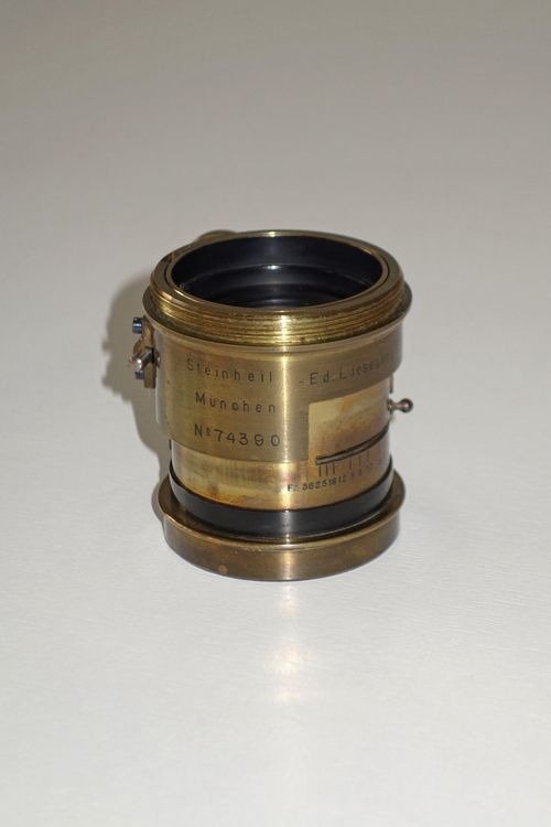 Onbekend wooden camera 4x5 + Steinheil Doppelanastigmat Unofocal 4,5/21cm Cámara de 4 x 5