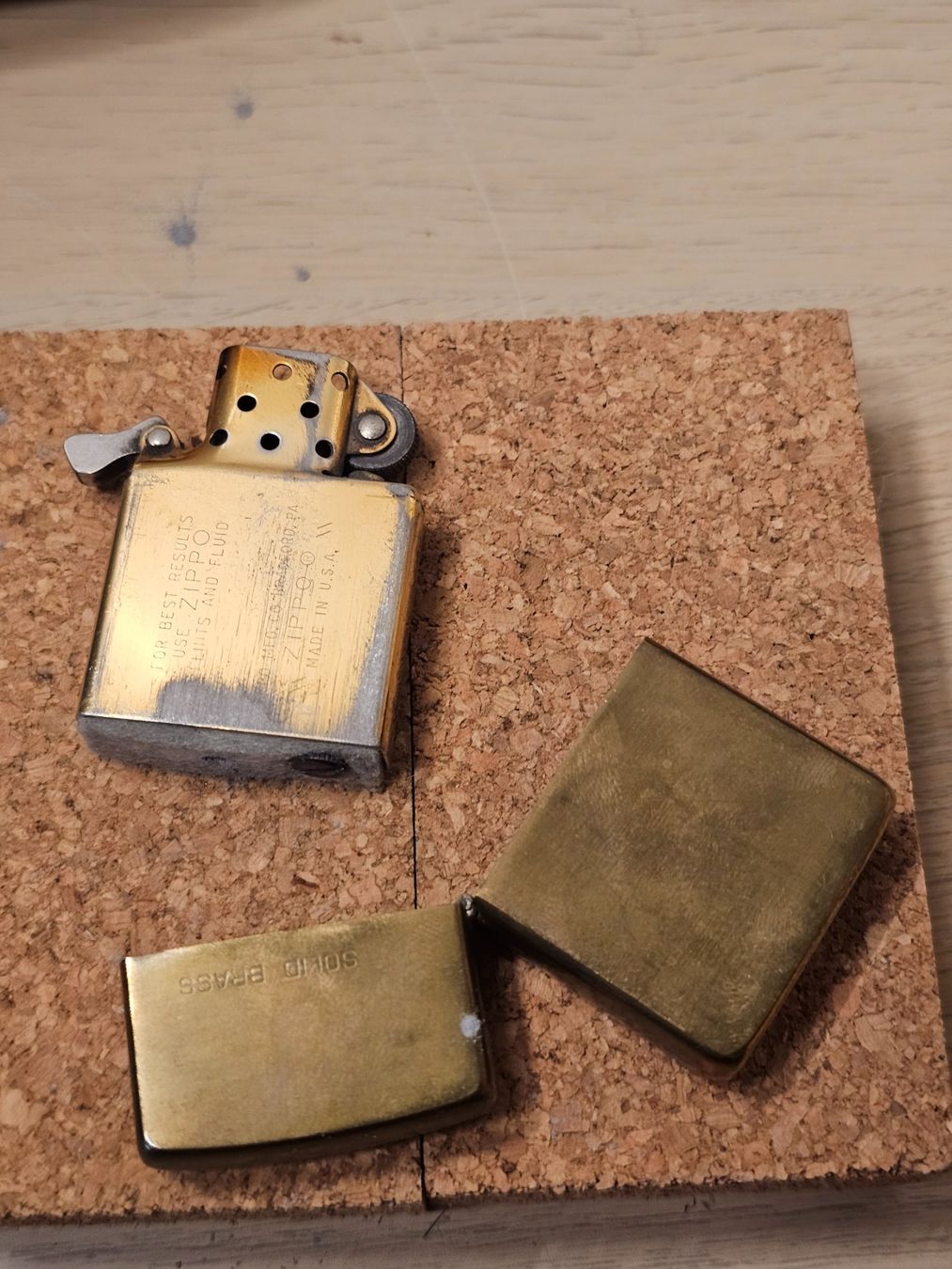Zippo Accendini: Zippo en laiton massif vintage 1986 - Solid Brass – Usato da Genève venduto da Djoff 3