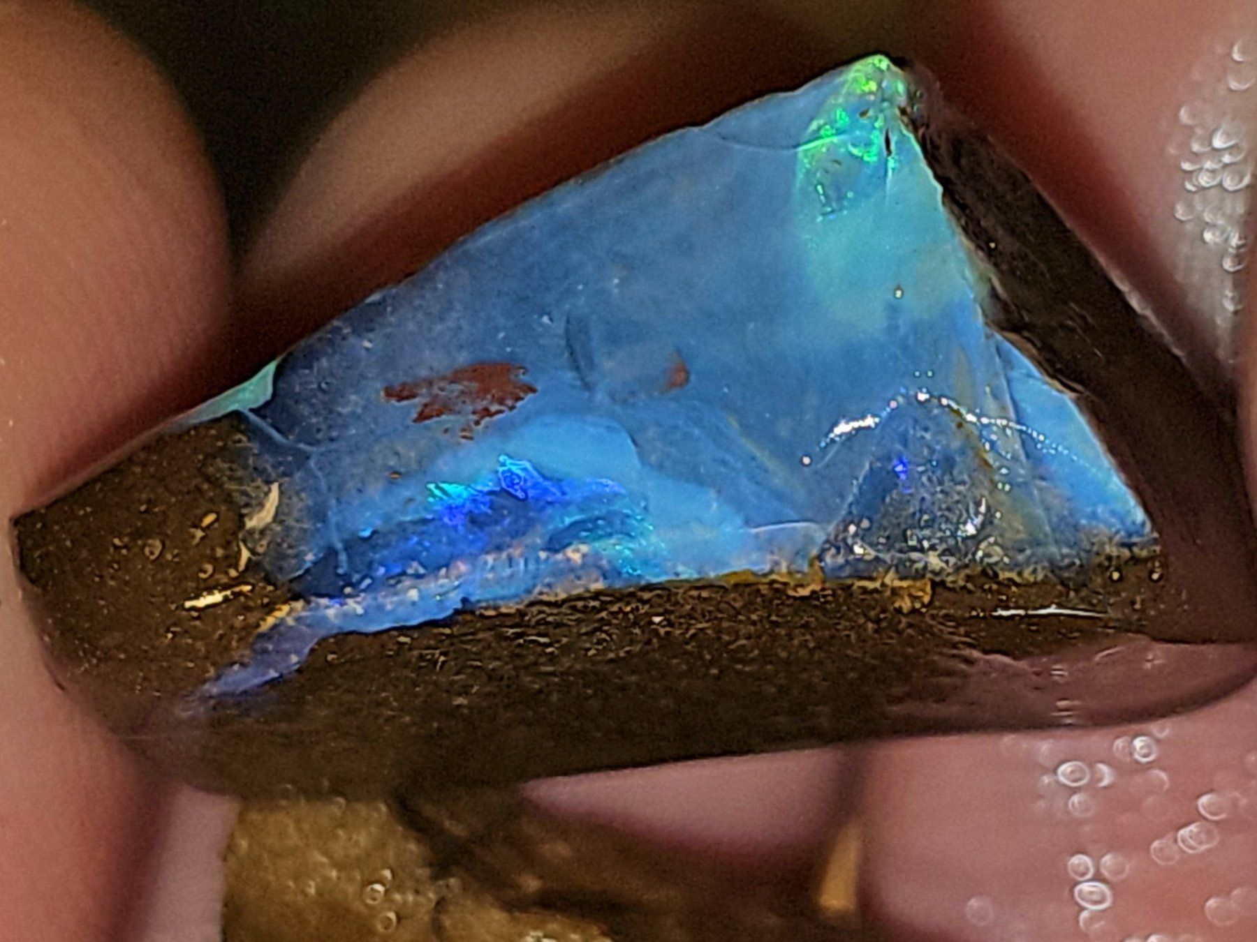 Edelsteine: 3 Australische Boulderopal Rohsteine – Neu und originalverpackt aus Uerkheim von Winwinner 3