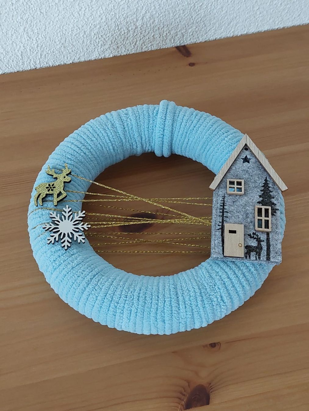 Toutes les décorations: Winterlicher Türkranz – Neuf (Voir description) à Effingen par roe_7mb7