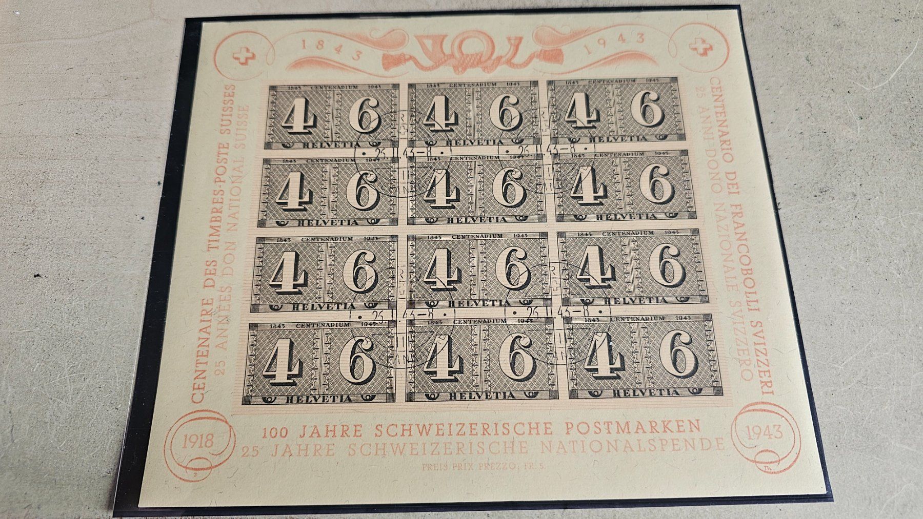 Tutti i francobolli: LUXUSBLATT 1943 ET ⦿ – Usato da Zug venduto da alt_9p2z 2