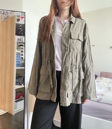 Only Übergangsjacke in Khaki, Gr. M