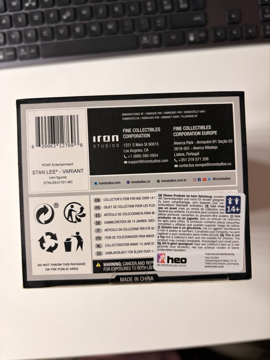 Marvel Figurines: Stan Lee Mini Co Figur, Special Edition, neu – Neuf avec emballage d'origine à Windisch par Darikin 3