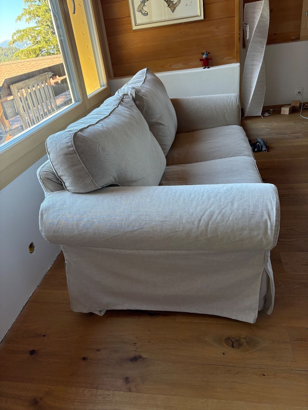 Ikea Sofas: Bequemes 2er Sofa hellbeige Ektorp IKEA – D'occasion à Otelfingen par UH1234 1