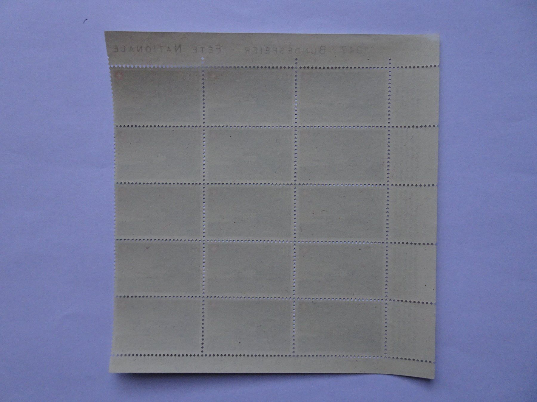 Alle Briefmarken: PP 1947* – Neu (gemäss Beschreibung) aus Aadorf von Chnorli-Furz 1