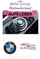 BMW iDrive Emblem Multimedia knopf Taste Aufkleber 29 mm Neu