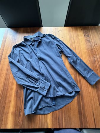 Olymp Hemd No. 6 super slim blau Grösse 42 guter Zustand