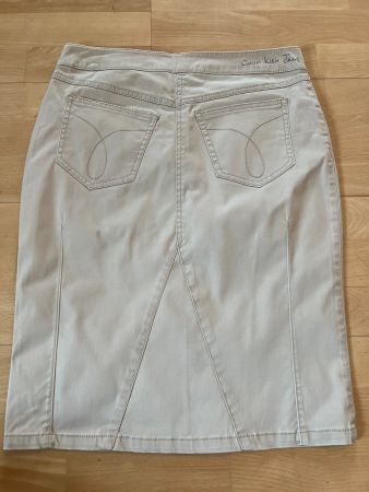 CALVIN KLEIN Jeans Damen Rock in Gr. 27, Beige