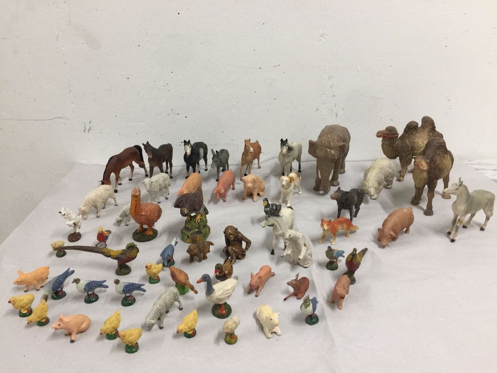 12-teiliges Mini Farm Tierfiguren Set - Realistische Schwein, Kuh, Pferd, Schaf Spielzeug Aus PVC, Für Kinder, Deko & Lernspiel