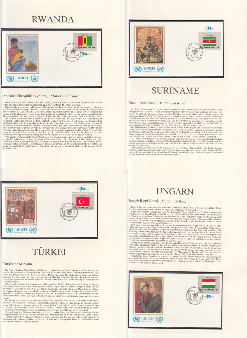 Alle Briefmarken: Album Unicef 1980 – Gebraucht aus Bürglen TG von StampGraf 5