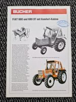Original Prospekt Traktor Fiat 680 + 680 DT