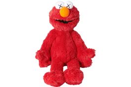 KAWS x Sesame Street x Uniqlo Elmo Plush Toy Red
