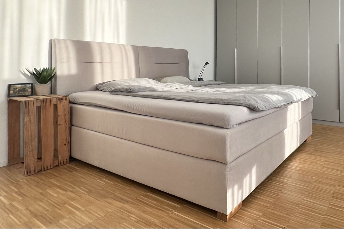 Letti: Boxspringbett beige 180x200 cm (H2 & H3) – Usato da Brugg AG venduto da fab_tp2h