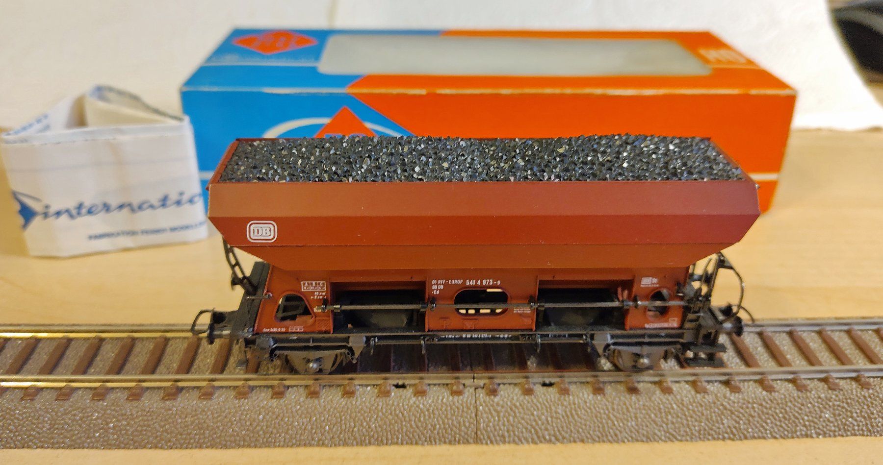 Roco Modellini di ferrovie: Roco 4335a Selbstentladewagen DB – Usato da Münsingen venduto da Rufer34 2