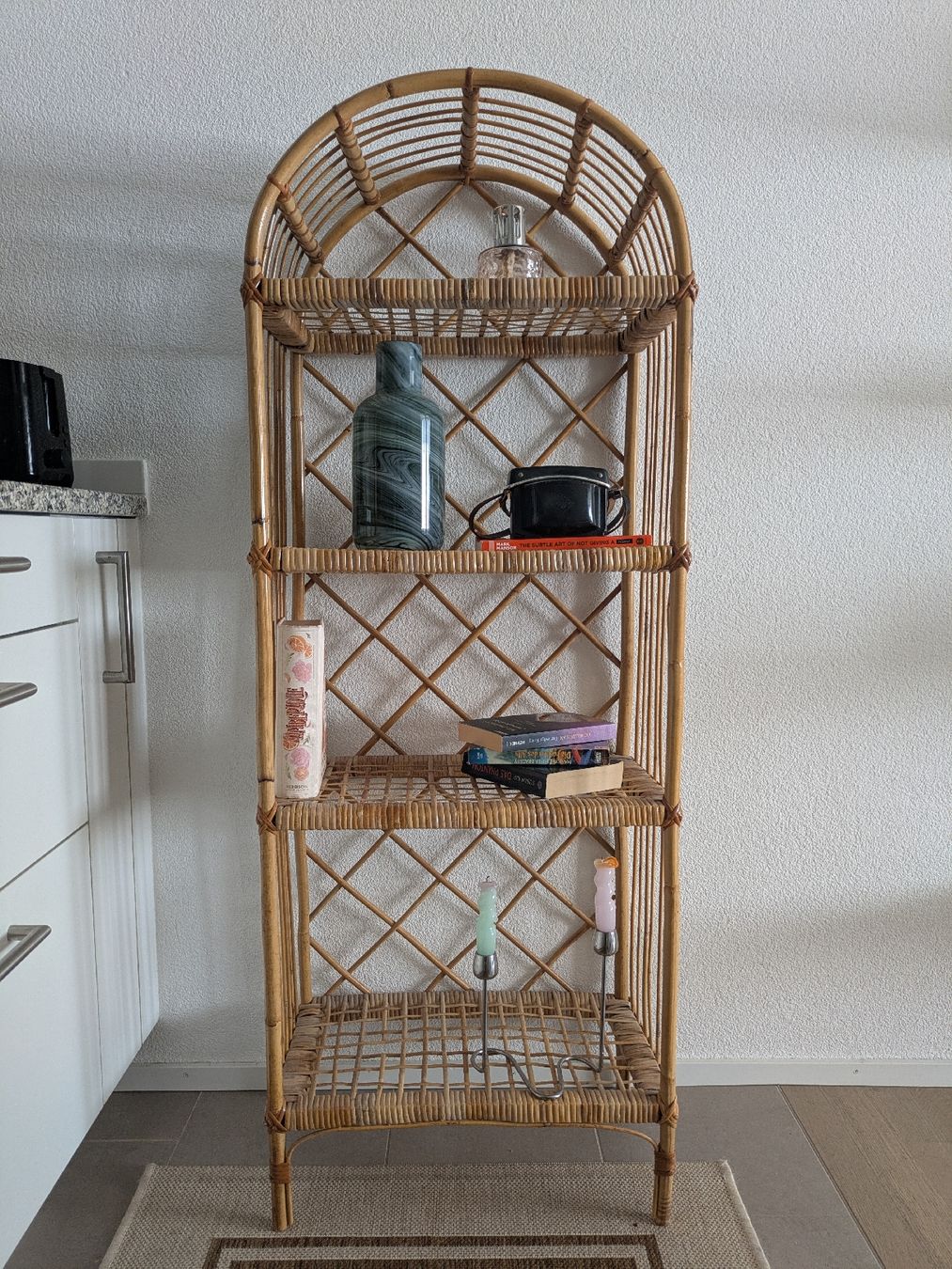 Regale: Rattan-Regal – Gebraucht aus Basel von cgmk98