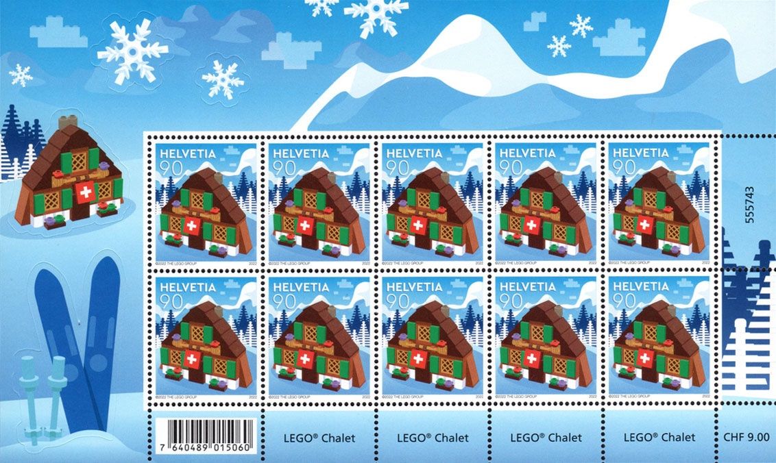 Tutti i francobolli: Bogen LEGO Chalet** 2022 – Nuovo (secondo la descrizione) da Dottikon venduto da haeusibuh5