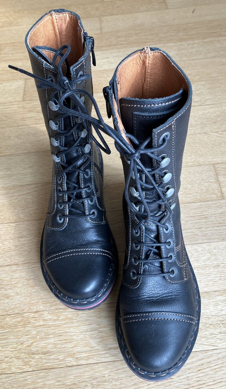Art Scarpe da donna: Art "Assen" schwarze Leder Stiefel Gr. 36 – Usato da Wolfwil venduto da Verbenia