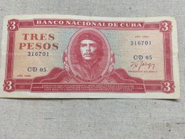 Cuba - banconota (Guevara)
