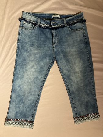 Pantacourt en jeans Voggo, taille38/40