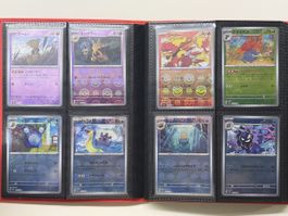Pokémon Pokéball Reverse Binder – 66 Karten EN & JP Sammlung