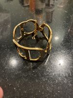 80er vintage christian dior armband armreif vergoldet