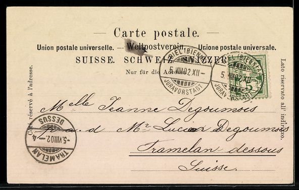 Cartes postales: AK Bienne, Musée – D'occasion à Berlin par bartko-reher 1