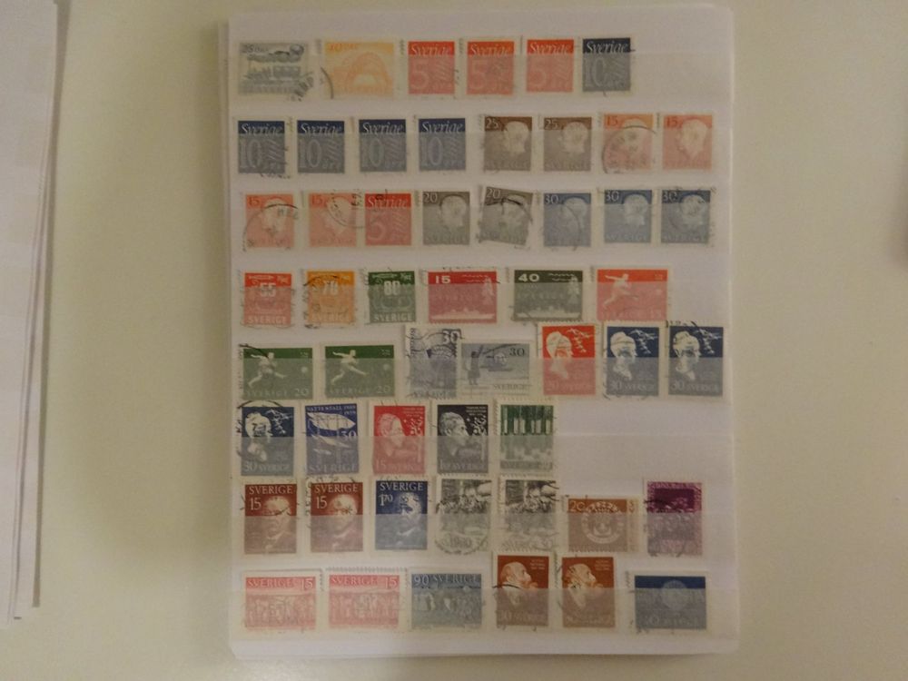Alle Briefmarken: Schweden Briefmarken gestempelt 1956-1960 – Gebraucht aus Zürich von reto33
