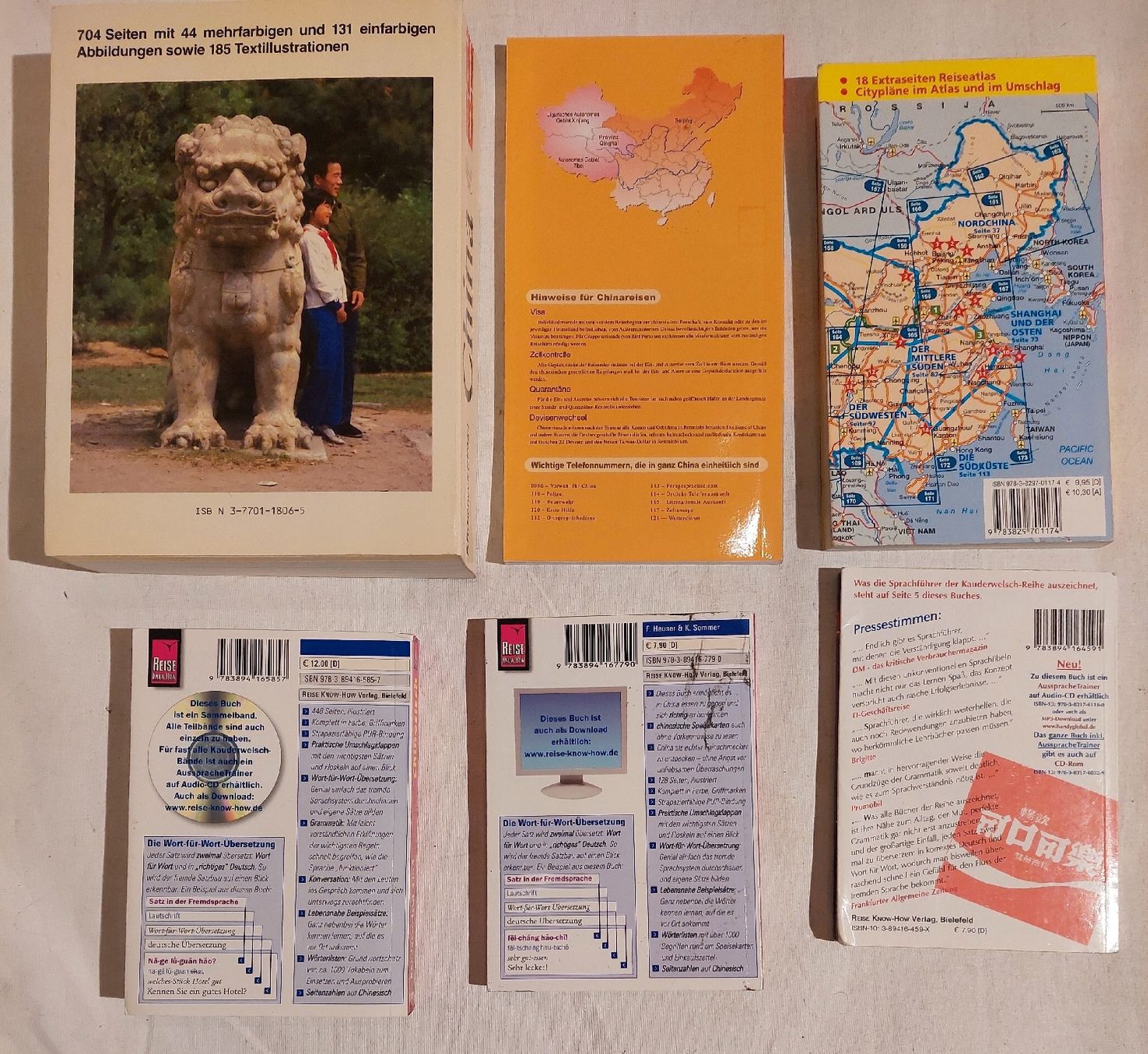 Libri: 6 chinesische Reiseführer und Sprachführer – Usato da Zürich venduto da Cortin 1