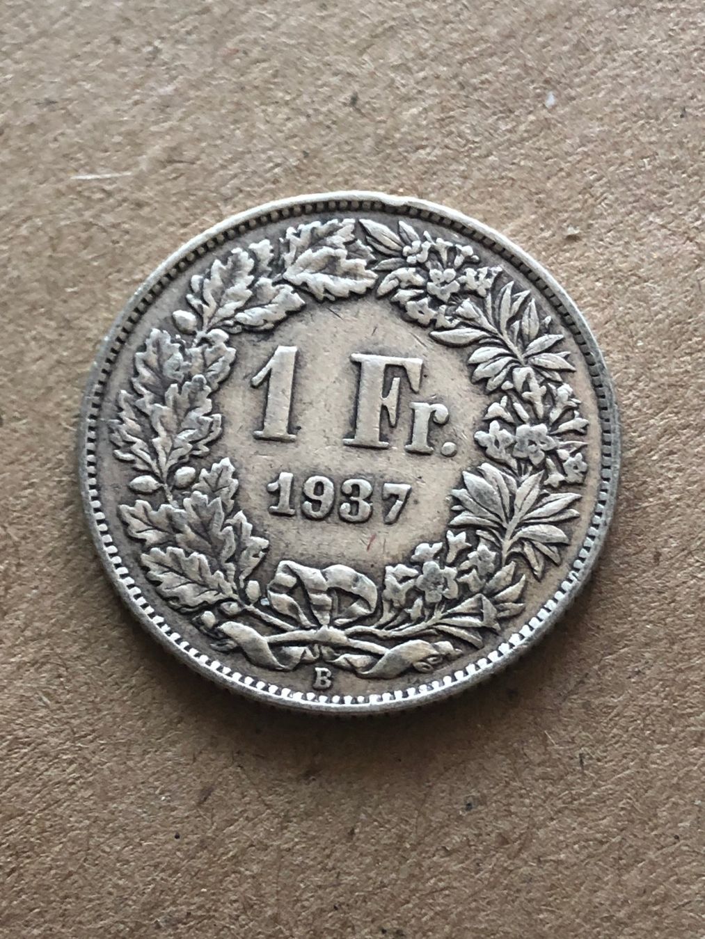 Tutti le monete: 1 Fr. 1937 – Usato da Schötz venduto da Odpa