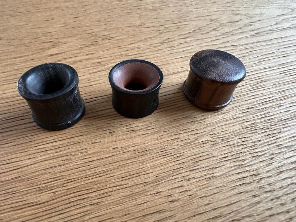 Piercingschmuck: Holz Tunnel Plug 16 mm 3 Stk. Einzelstücke – Neu (gemäss Beschreibung) aus Schinznach-Dorf von KuefErer 1