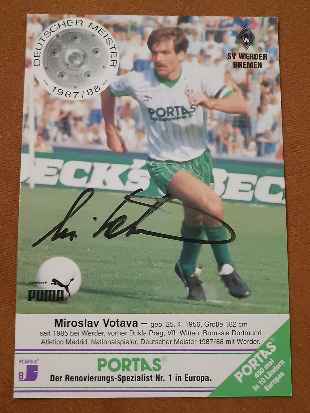 Autogramme: Miroslav Votava – Gebraucht aus Menziken von Artographs