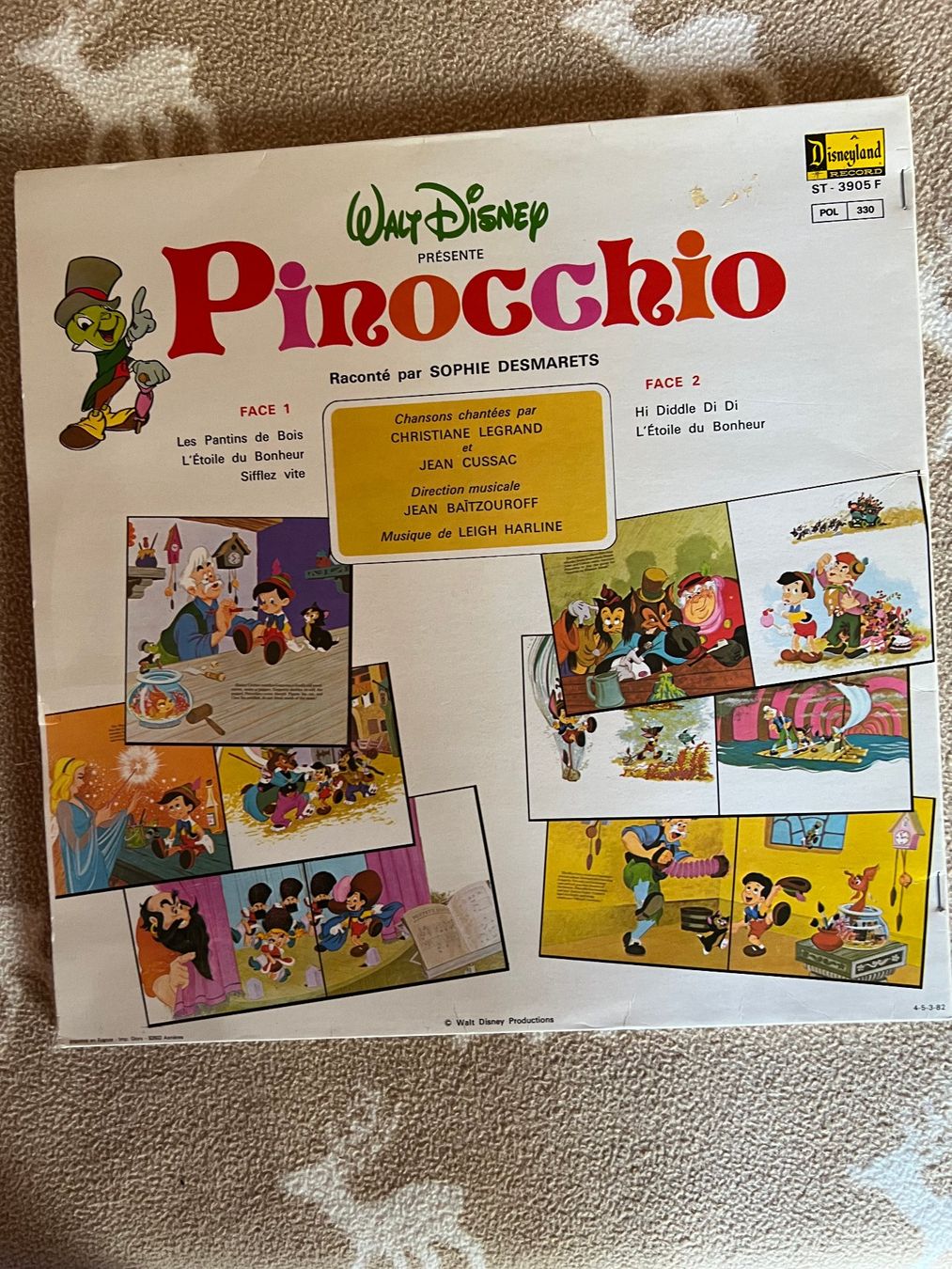 Dischi in vinile: Pinocchio Sophie Desmarets – Usato da Leysin venduto da velatara 1