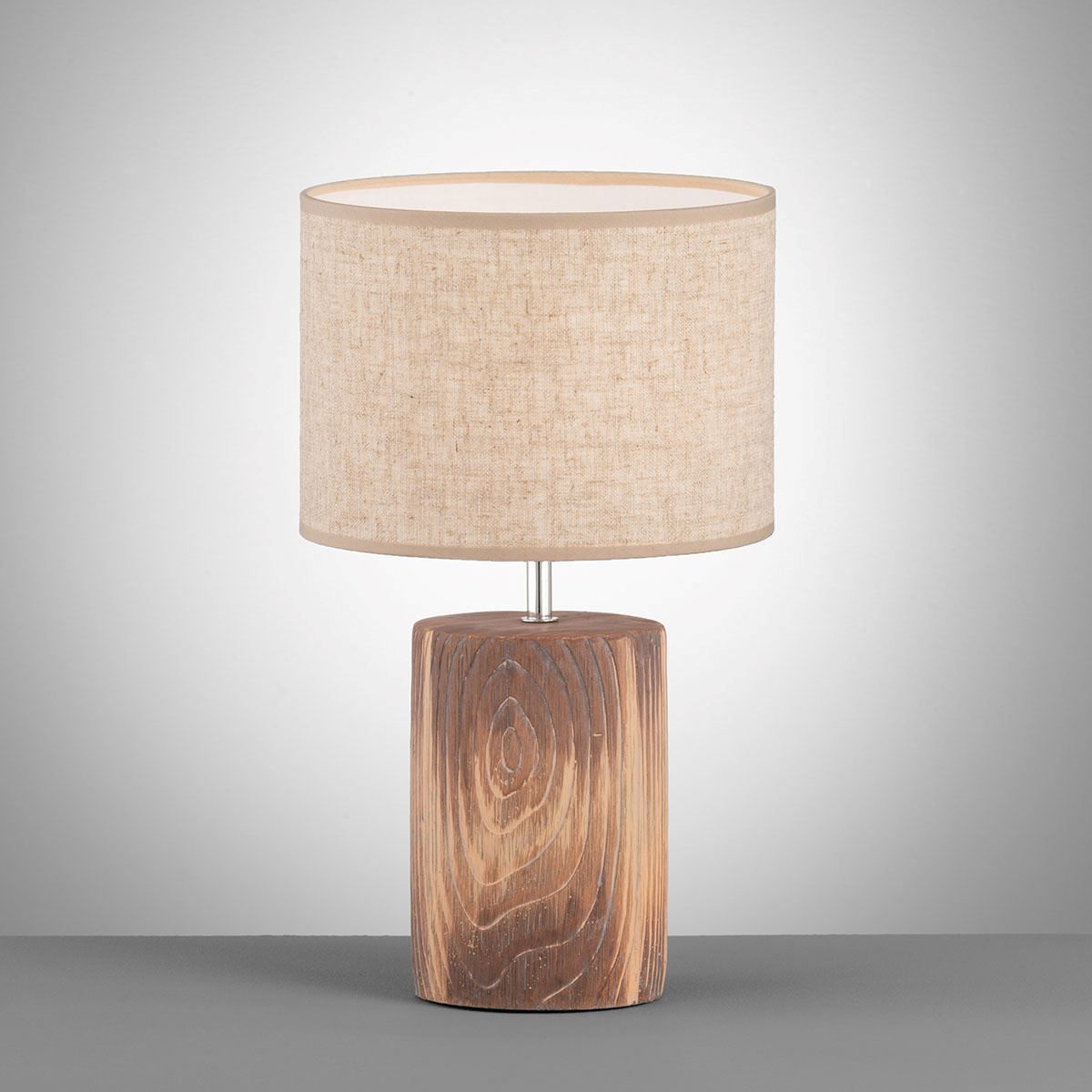 Lampade: Tischleuchte, Holzoptik, 43 cm Höhe – Nuovo (secondo la descrizione) da Kreuzlingen venduto da Smart-Light